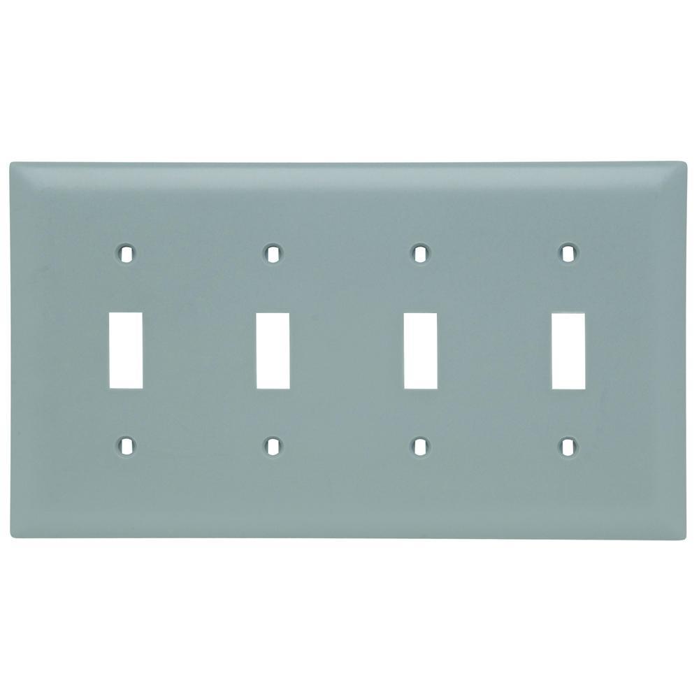 Pass & Seymour® TP4GRY Standard Wallplates