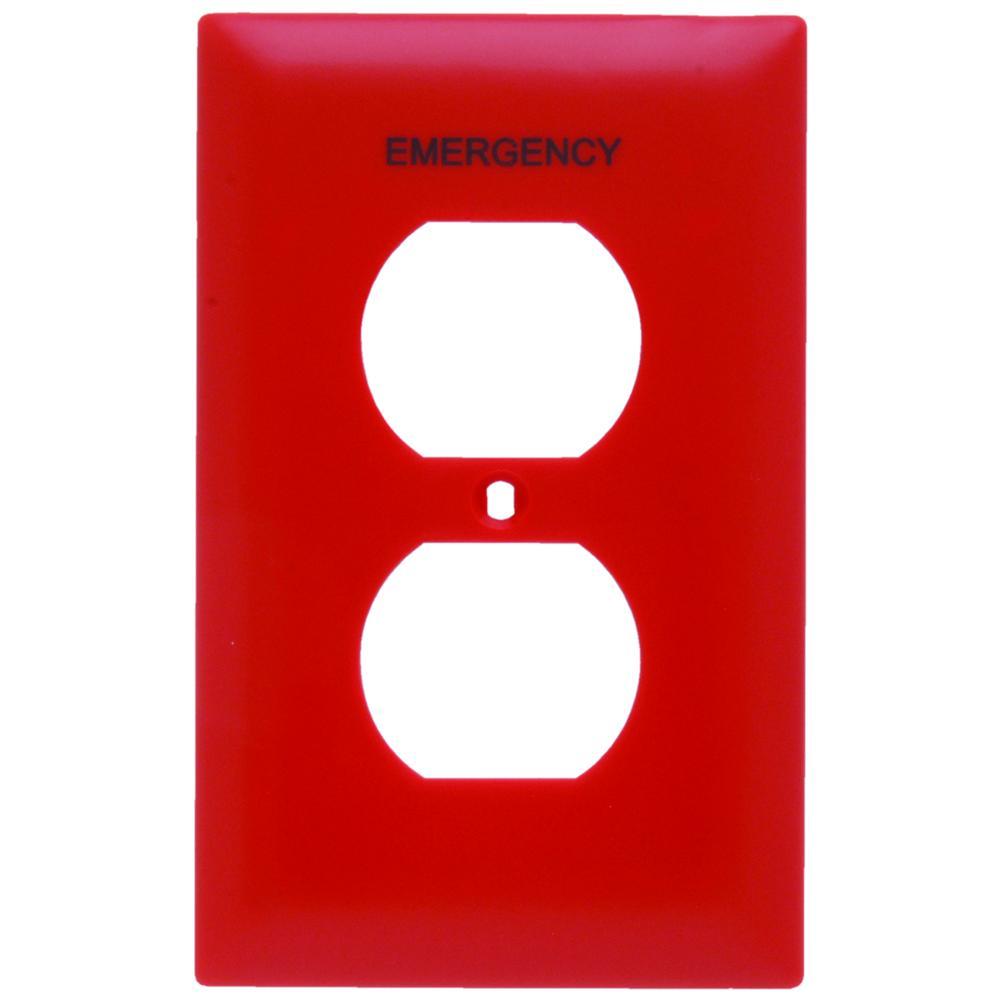 Pass & Seymour® TP8ERED Receptacle Wallplates