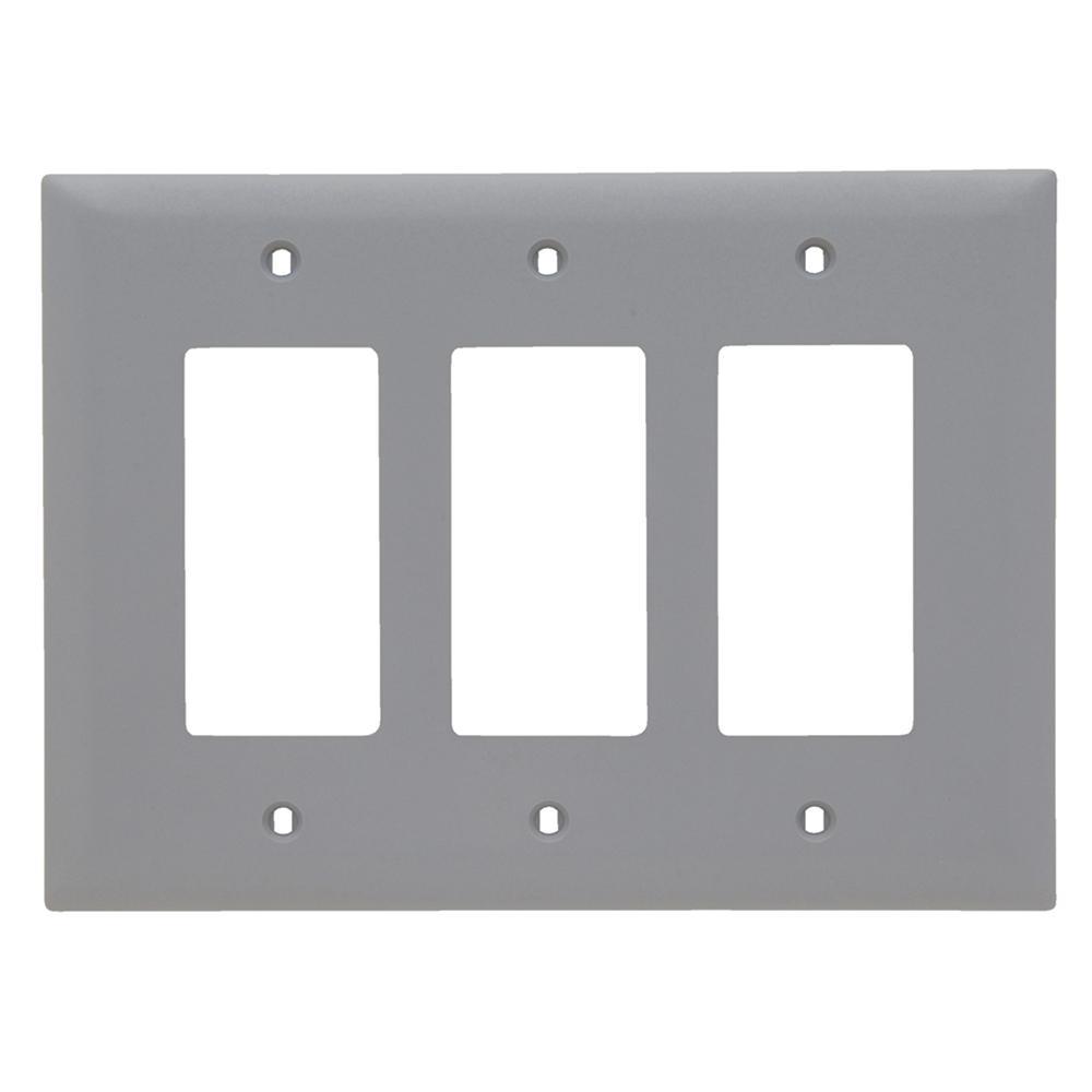 Pass & Seymour® TPJ263GRY Standard Wallplates