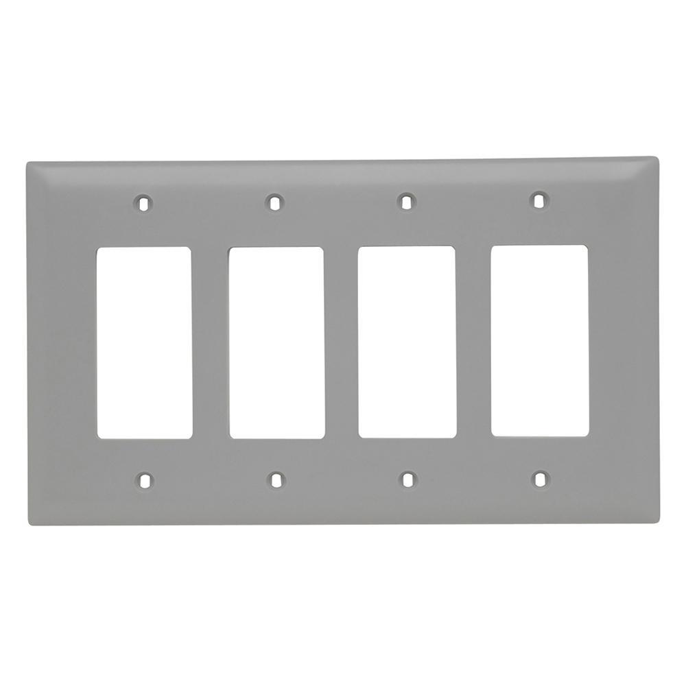 Pass & Seymour® TPJ264GRY Decorative Wallplates