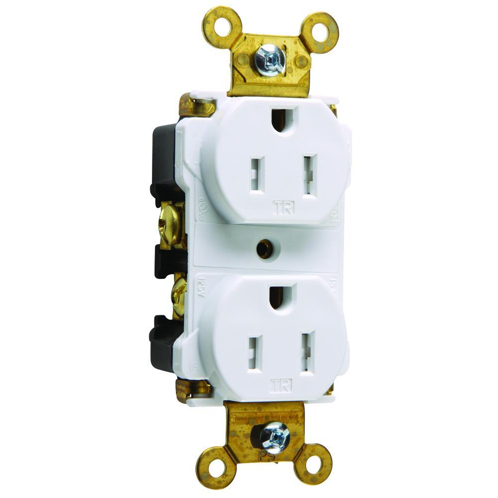 Pass & Seymour® TR15W Straight Blade Receptacles