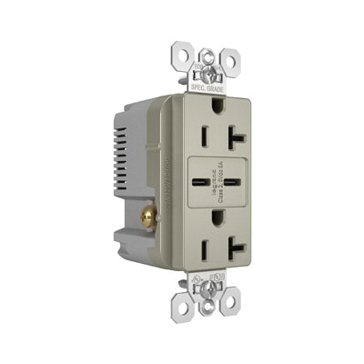 Pass & Seymour® TR20USBCC6NI Receptacles & USB Ports