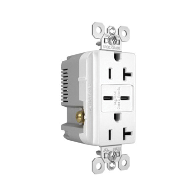 Pass & Seymour® TR20USBCC6W Receptacles & USB Ports