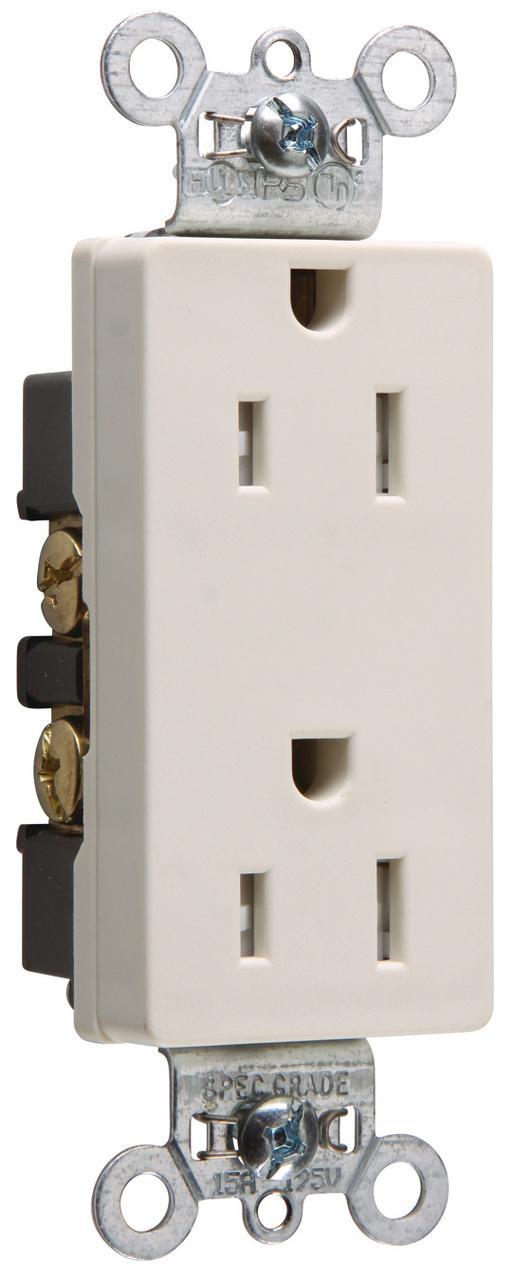 Pass & Seymour® TR26242LA Straight Blade Receptacles