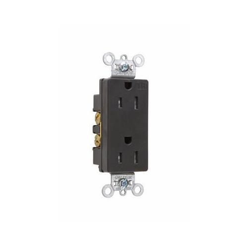 Pass & Seymour® TR26262BK Straight Blade Receptacles