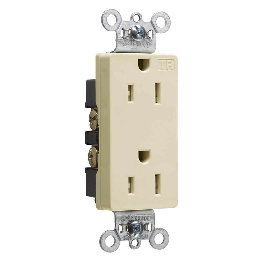 Pass & Seymour® TR26262I Straight Blade Receptacles