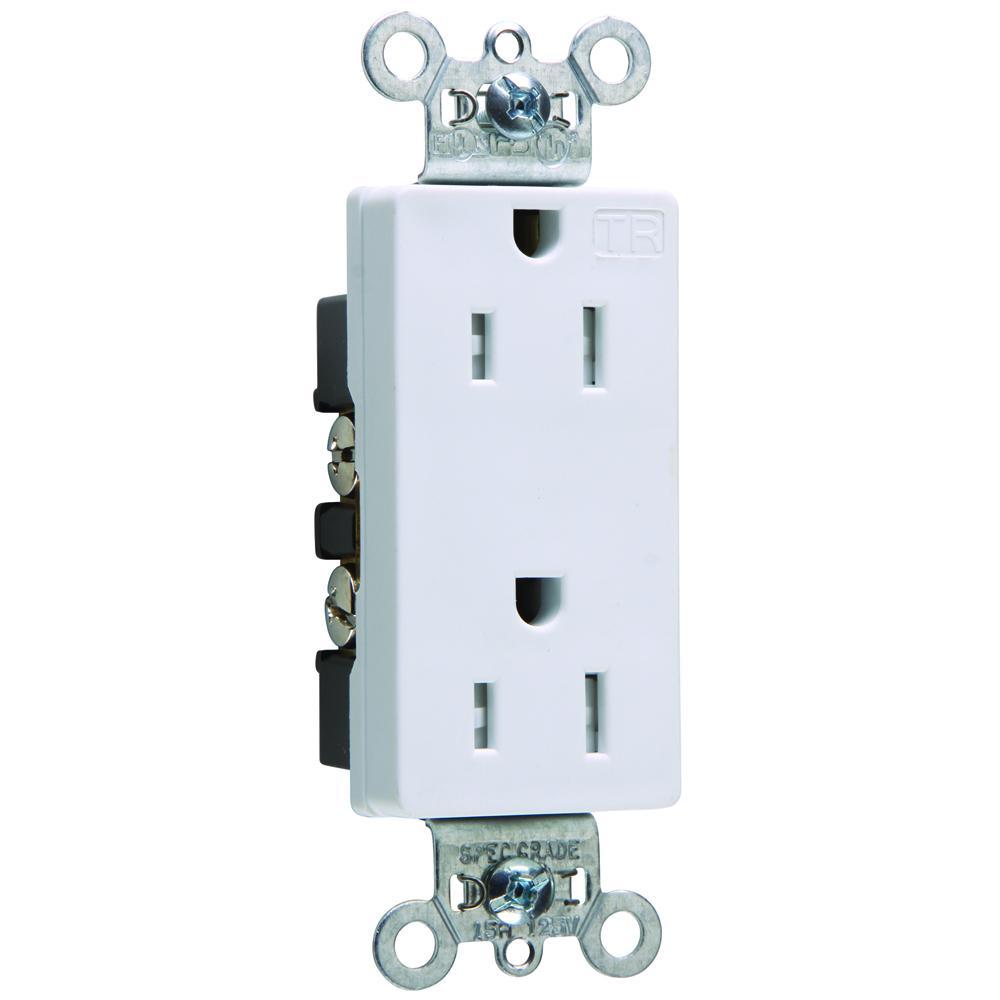 Pass & Seymour® TR26262W Straight Blade Receptacles
