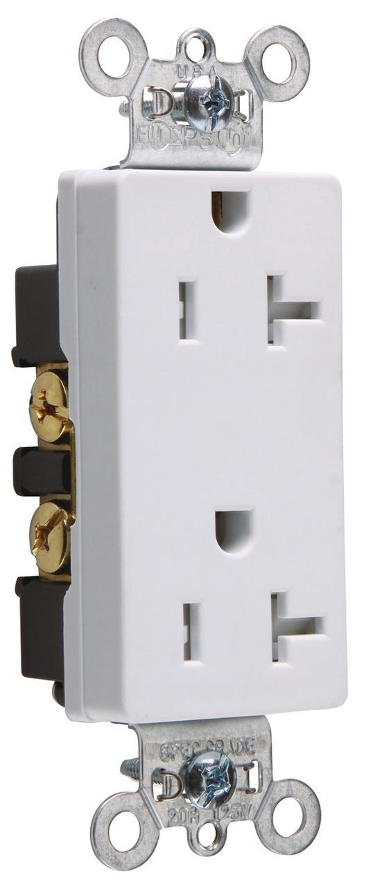 Pass & Seymour® TR26342W Straight Blade Receptacles