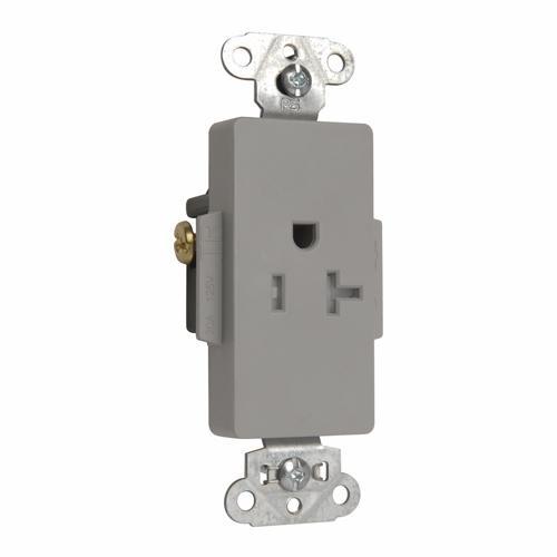 Pass & Seymour® TR26361GRY Straight Blade Receptacles