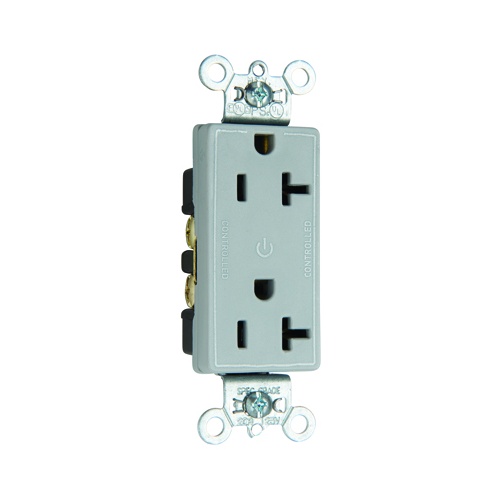 Pass & Seymour® TR26362CHGRY Straight Blade Receptacles
