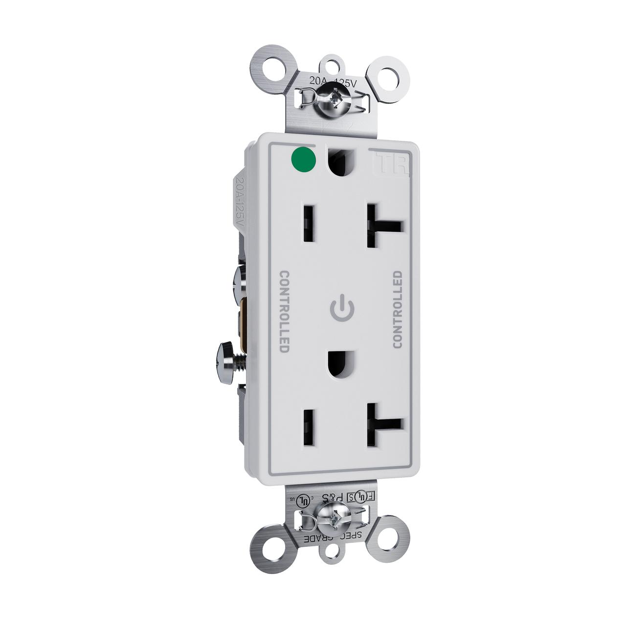 Pass & Seymour® TR26362HGCDW Straight Blade Receptacles