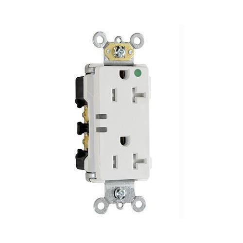 Pass & Seymour® TR26362HGPIW Straight Blade Receptacles