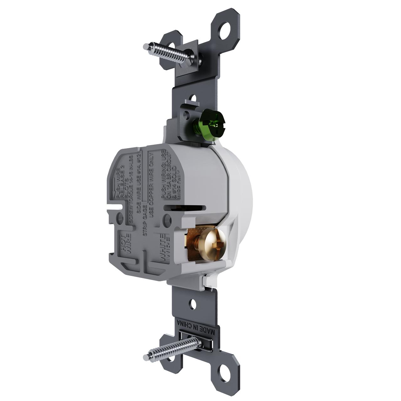 Pass & Seymour® TR52151W Straight Blade Receptacles