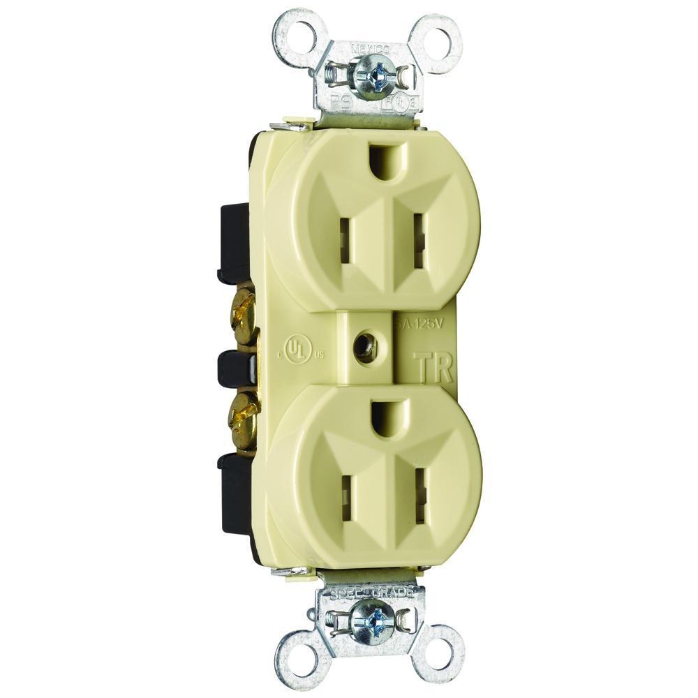 Pass & Seymour® TR5262I Straight Blade Receptacles