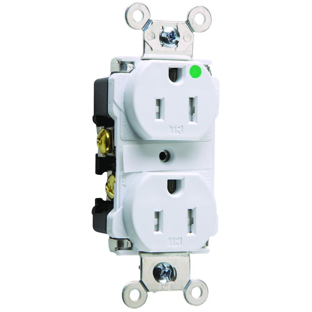 Pass & Seymour® TR62HW Straight Blade Receptacles