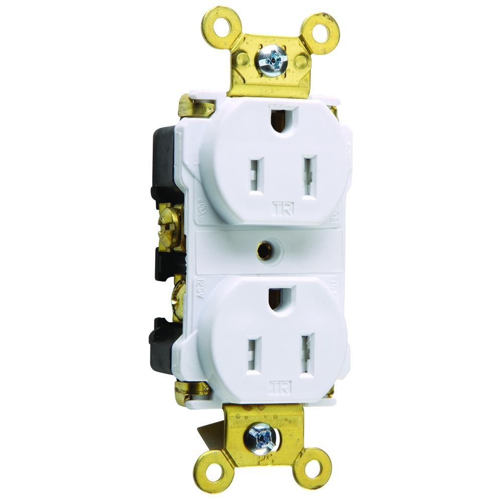 Pass & Seymour® TR62W Straight Blade Receptacles