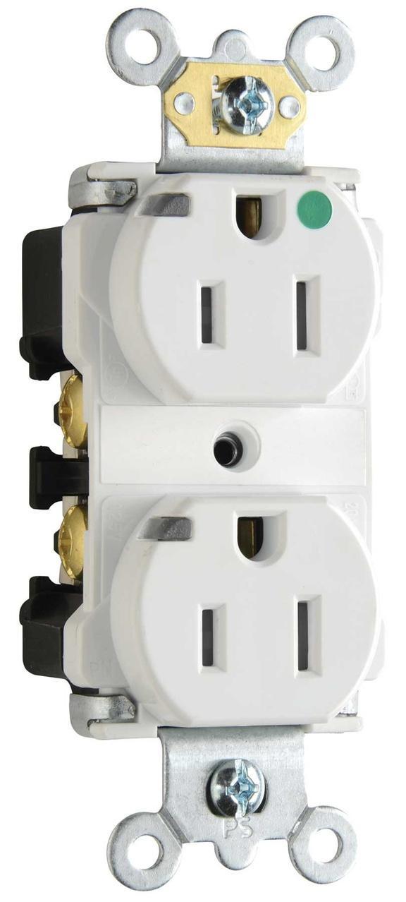 Pass & Seymour® TR8200HPIW Straight Blade Receptacles