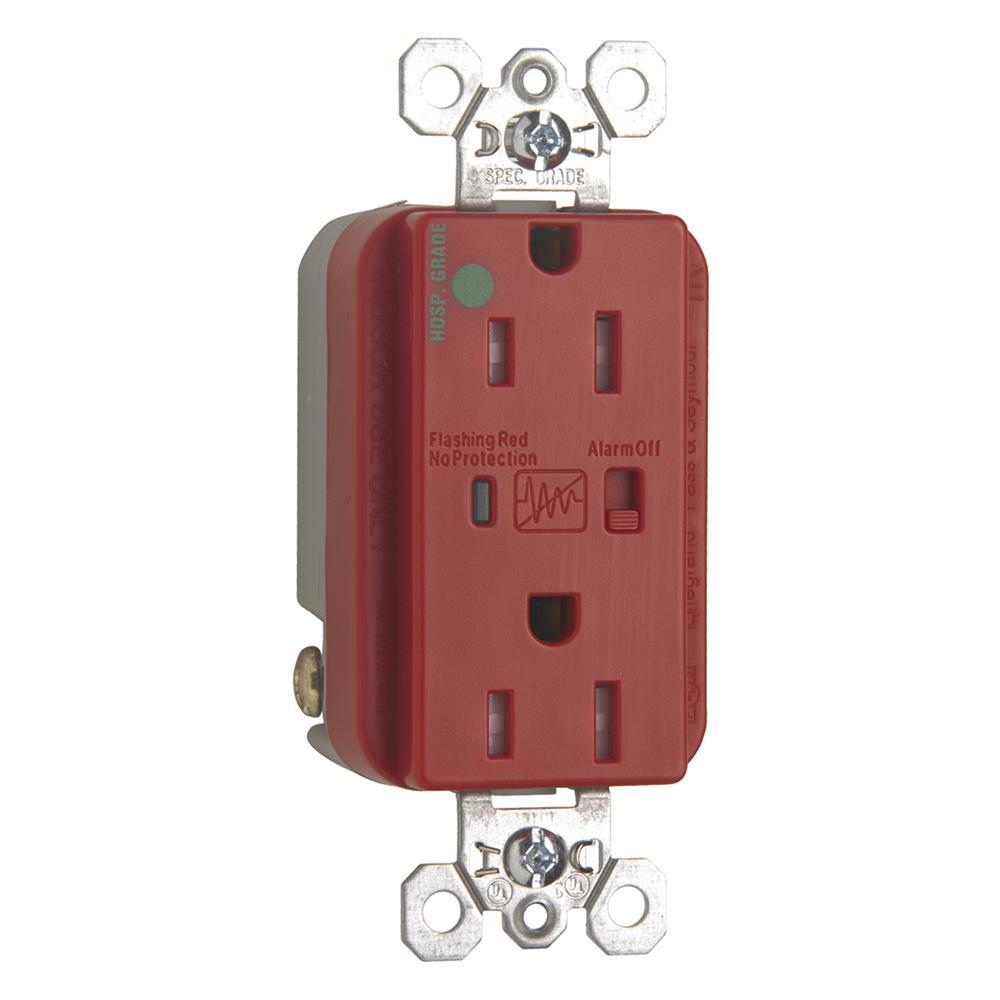 Pass & Seymour® TR8200REDSP Straight Blade Surge Suppressions