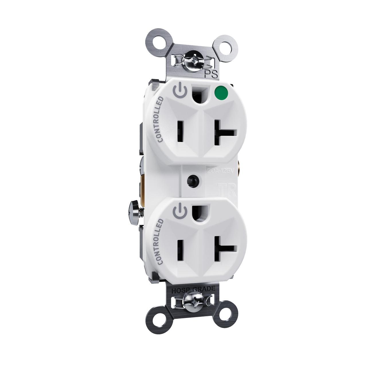 Pass & Seymour® TR8300HCDW Straight Blade Receptacles