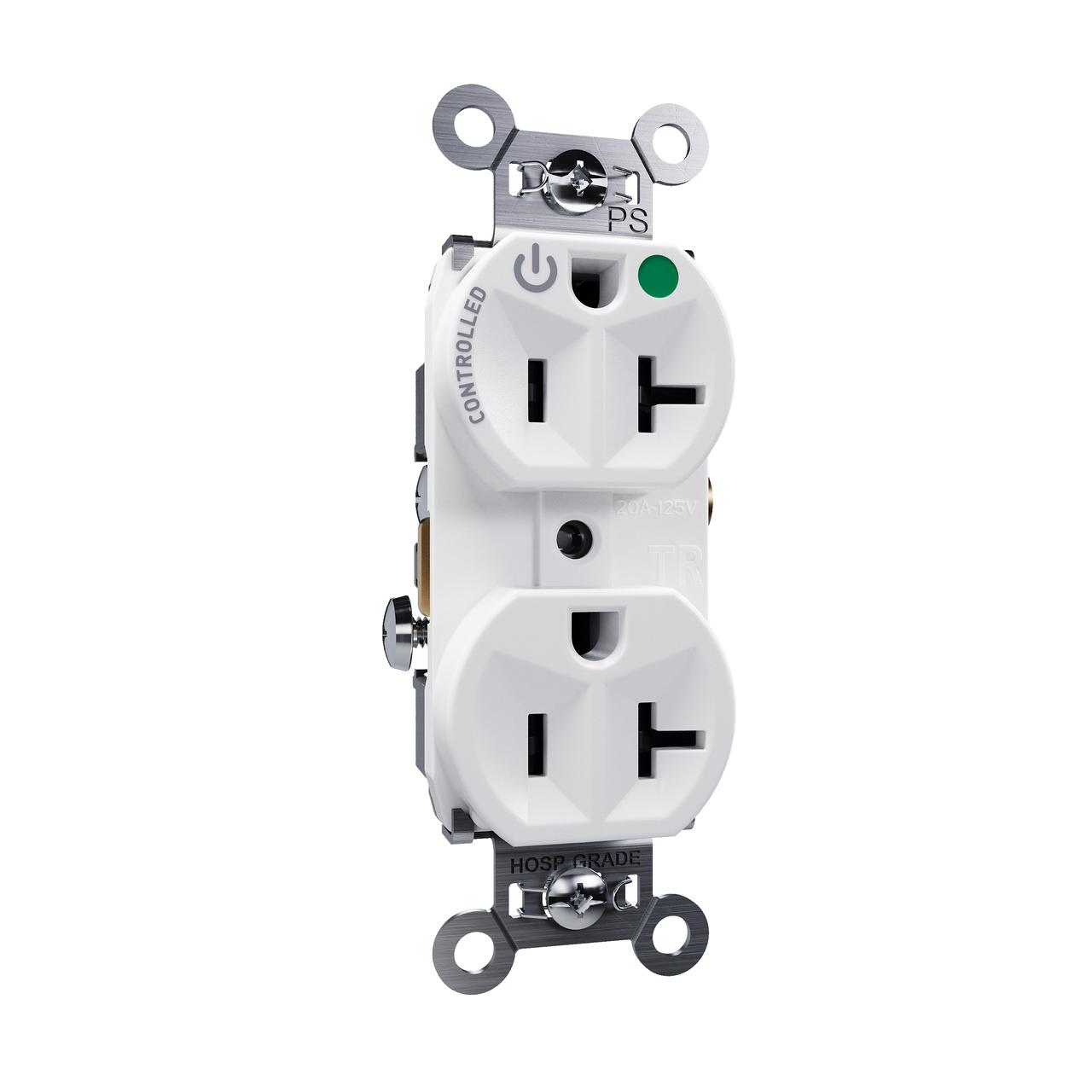 Pass & Seymour® TR8300HCHW Straight Blade Receptacles