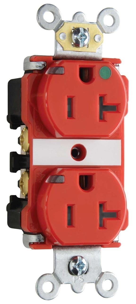 Pass & Seymour® TR8300HPIRED Straight Blade Receptacles