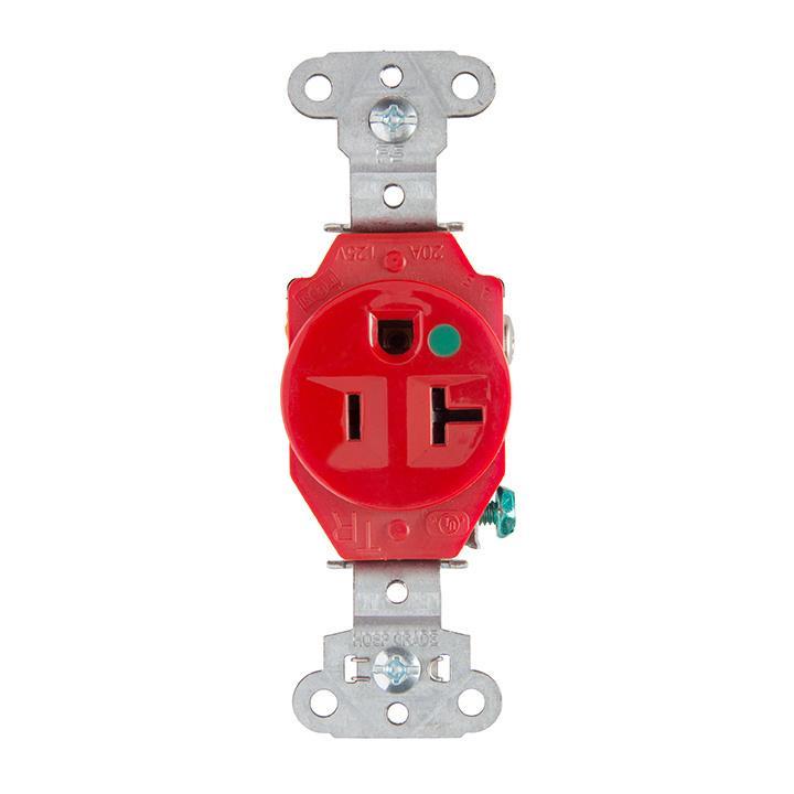 Pass & Seymour® TR8301RED Straight Blade Receptacles