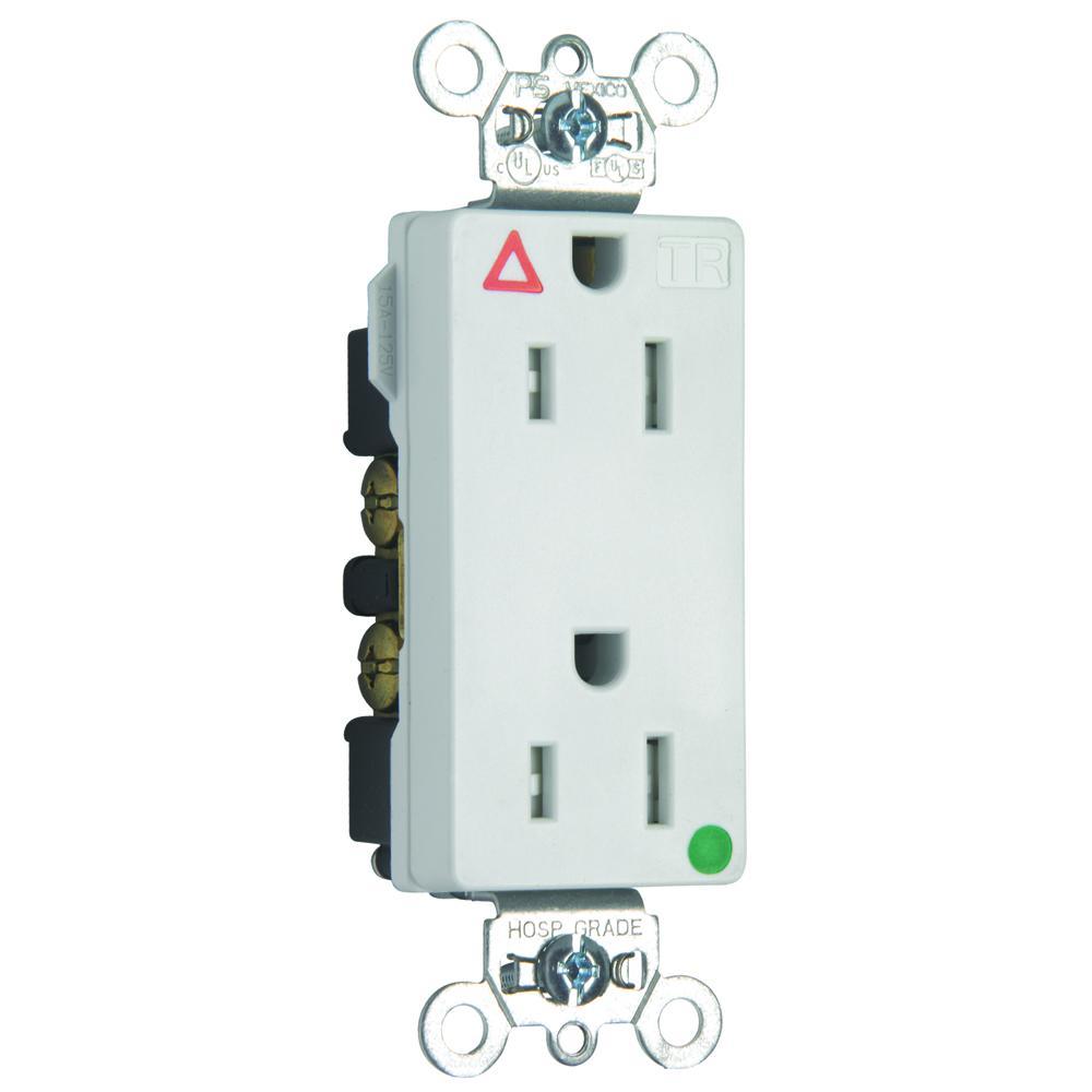 Pass & Seymour® TRIG26262HGW Straight Blade Receptacles