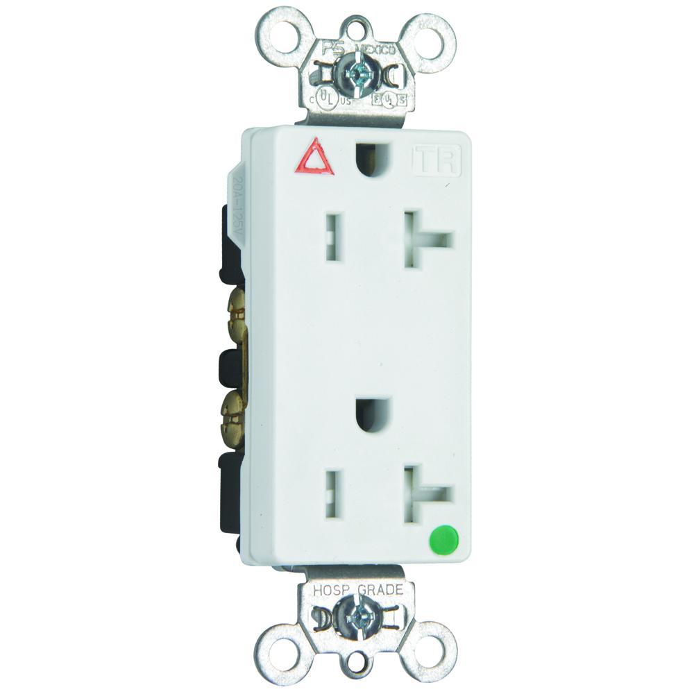 Pass & Seymour® TRIG26362HGW Straight Blade Receptacles