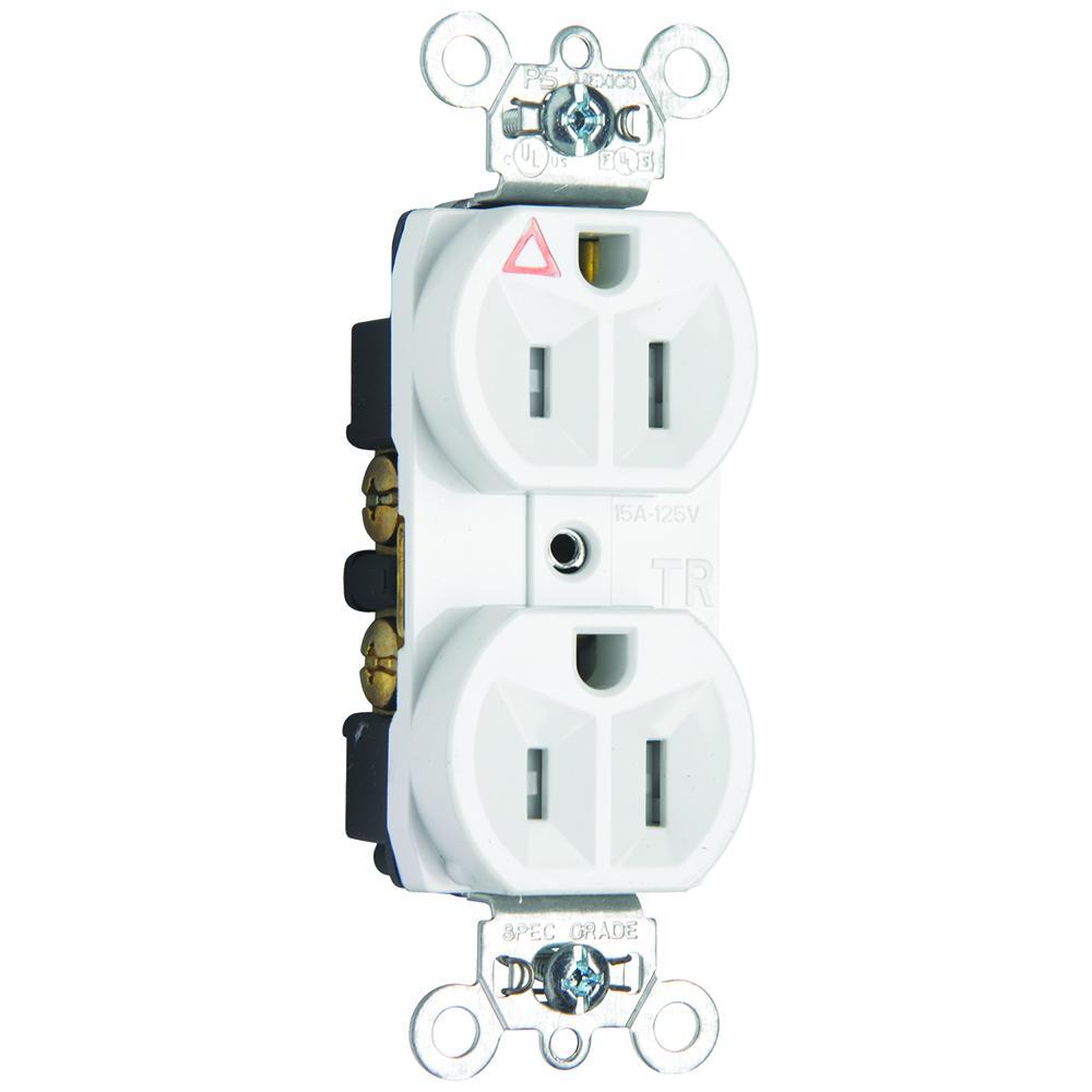 Pass & Seymour® TRIG5262W Straight Blade Receptacles