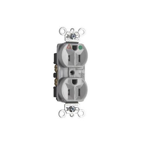 Pass & Seymour® TRIG8200GRY Straight Blade Receptacles