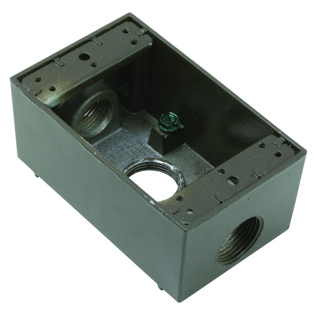 Pass & Seymour® WPB33BR Gang Box
