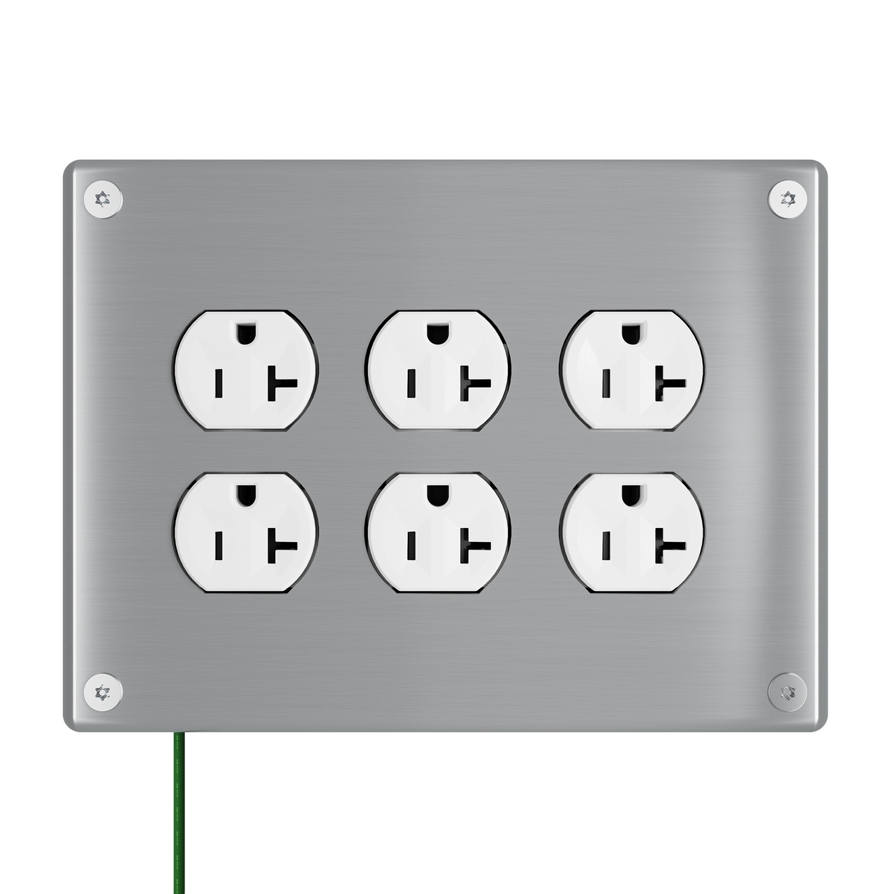 Pass & Seymour® WSP63D1PS Receptacle Wallplates