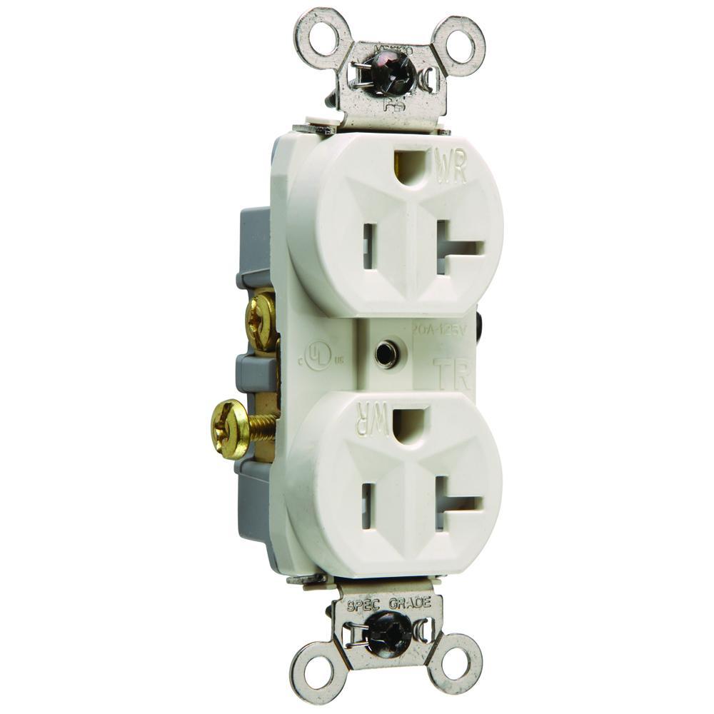 Pass & Seymour® WR20TRLA Straight Blade Receptacles