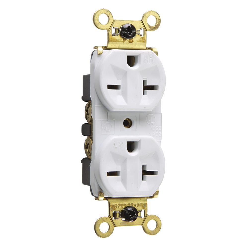 Pass & Seymour® WR5862W Straight Blade Receptacles