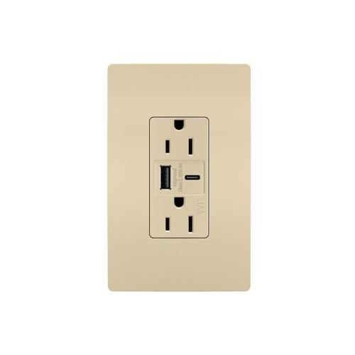 Pass & Seymour® WRR26USBAC6LA Receptacles & USB Ports