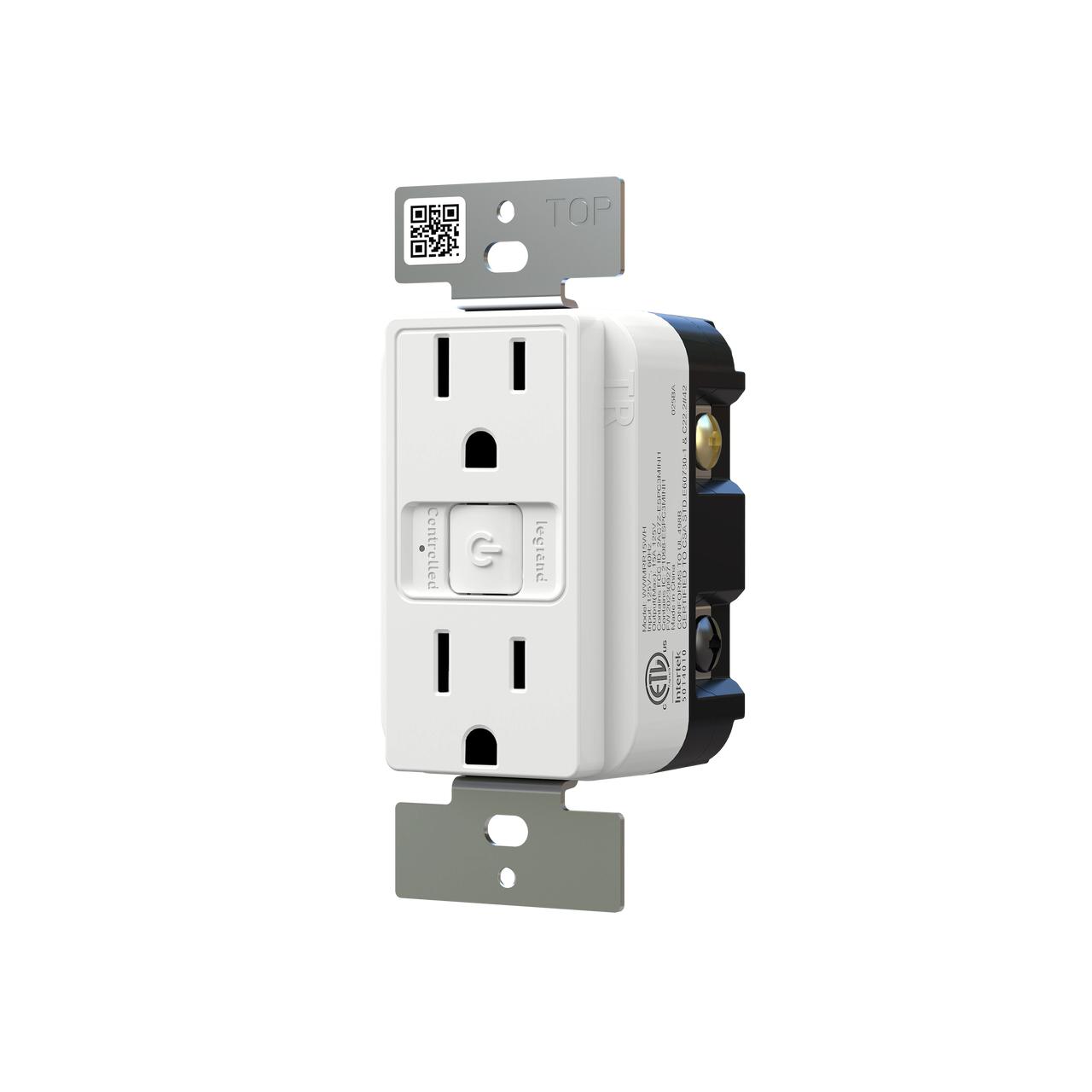 Pass & Seymour® WWMRR15WH Straight Blade Receptacles