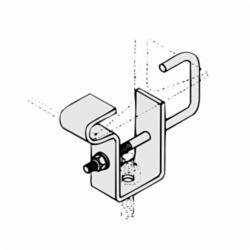 PHD 635 0075PL Rod to Beam Clamps