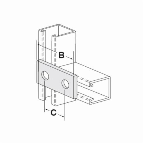 PHD S5010 EG Channel Flat Plate Fittings