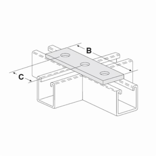 PHD S5014 EG Channel Flat Plate Fittings