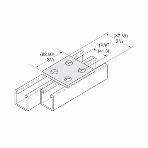 PHD S5017 EG Channel Flat Plate Fittings