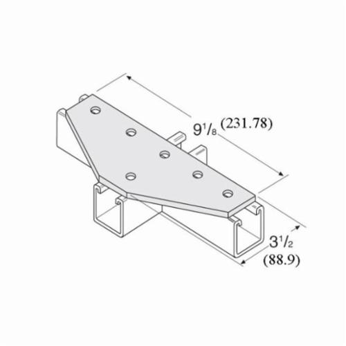 PHD S5085 EG Channel Flat Plate Fittings