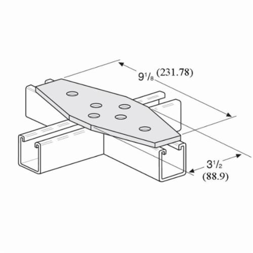 PHD S5090 EG Channel Flat Plate Fittings