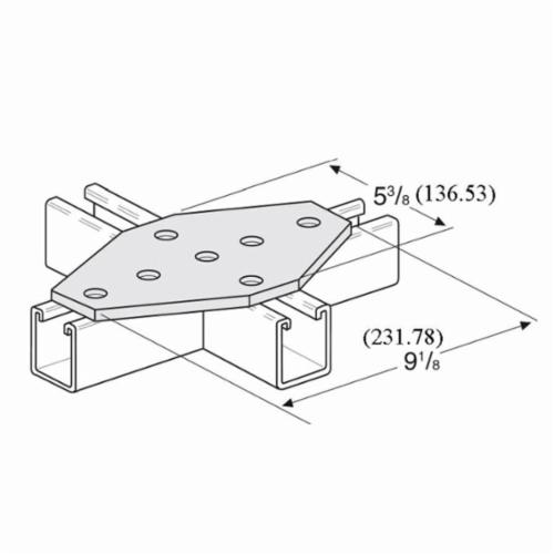PHD S5095 EG Channel Flat Plate Fittings