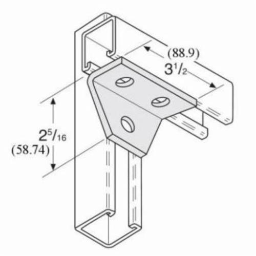 PHD S5180 EG Channel 90-Deg Angle Fittings
