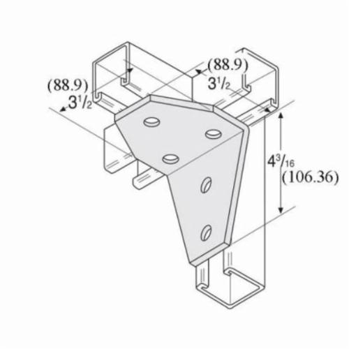 PHD S5205 EG Channel 90-Deg Angle Fittings