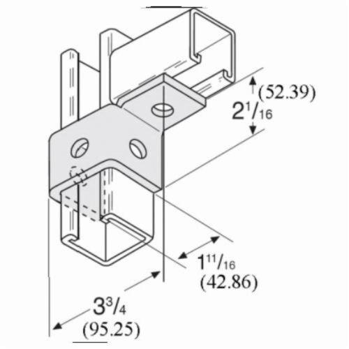 PHD S5605 EG Channel Wing-Shaped Fittings