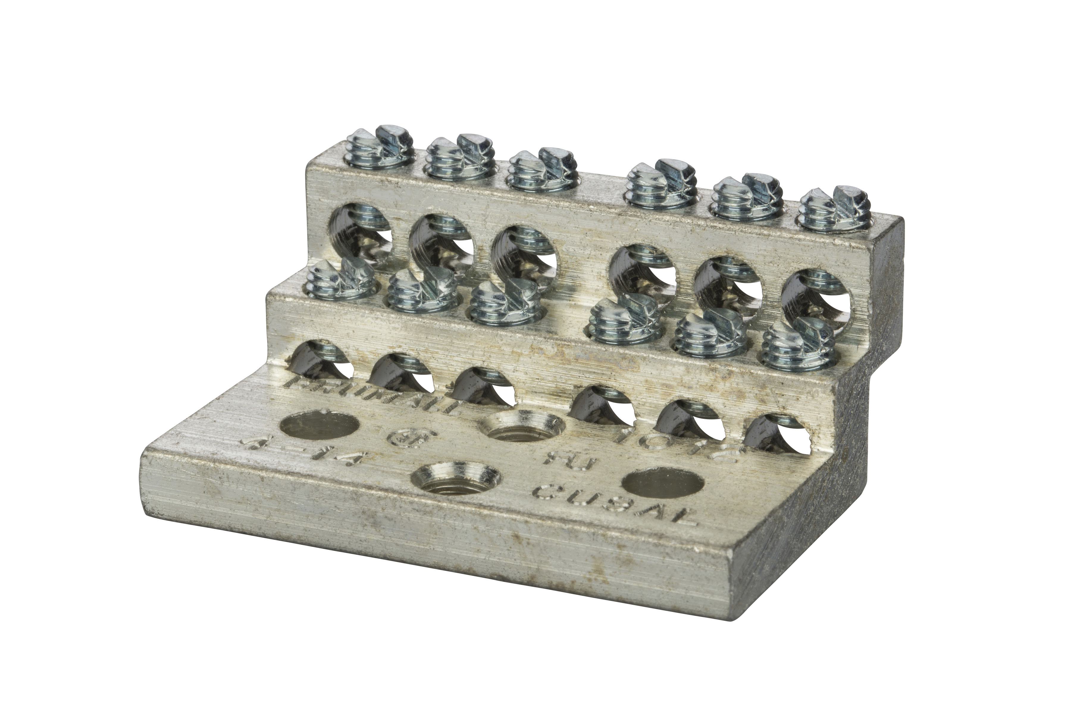 Polaris® 1000T T Series Dual Rated Single Lug, 500 to 1000 kcmil Aluminum/Copper Conductor, 1/2 in Stud, 1 Bolt Holes