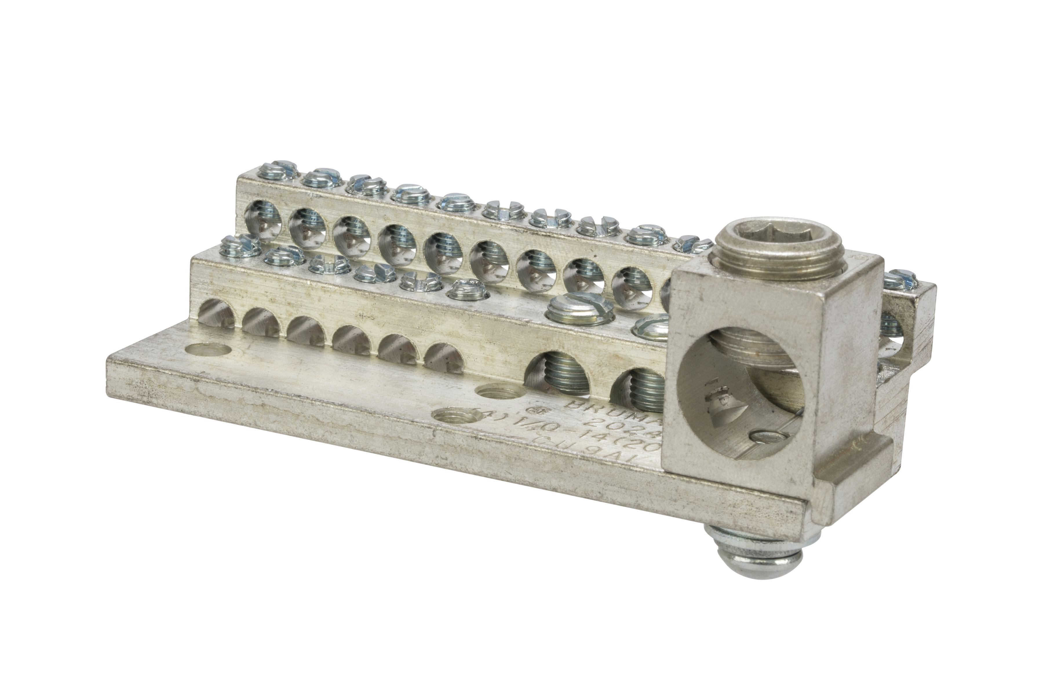 Polaris® 2024M 2024 Series Neutral Bar, 4.457 in L 1.687 in W 1.525 in H