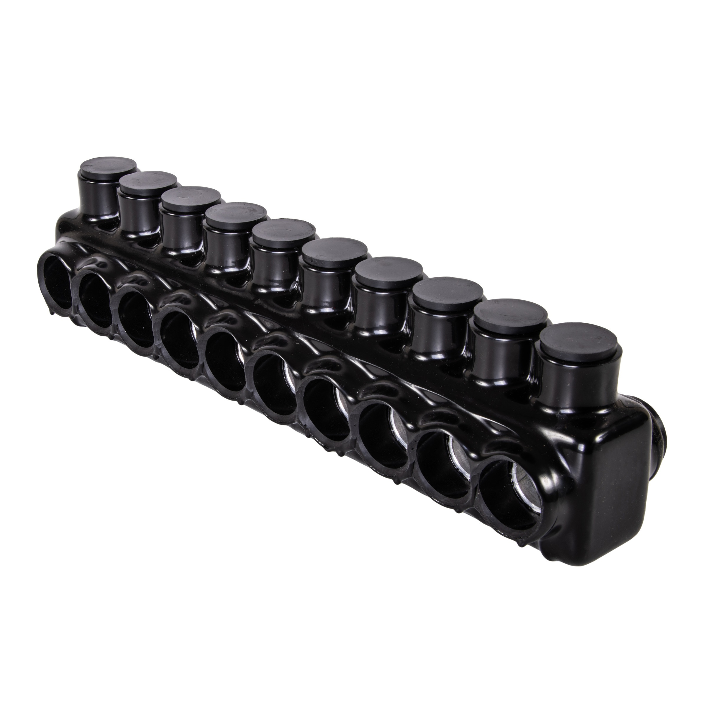 Polaris® IPLD750-10 IPLD Series Double Sided Entry Dual Rated Multi-Tap Connector, 250 to 750 kcmil Aluminum/Copper Conductor, Plastisol