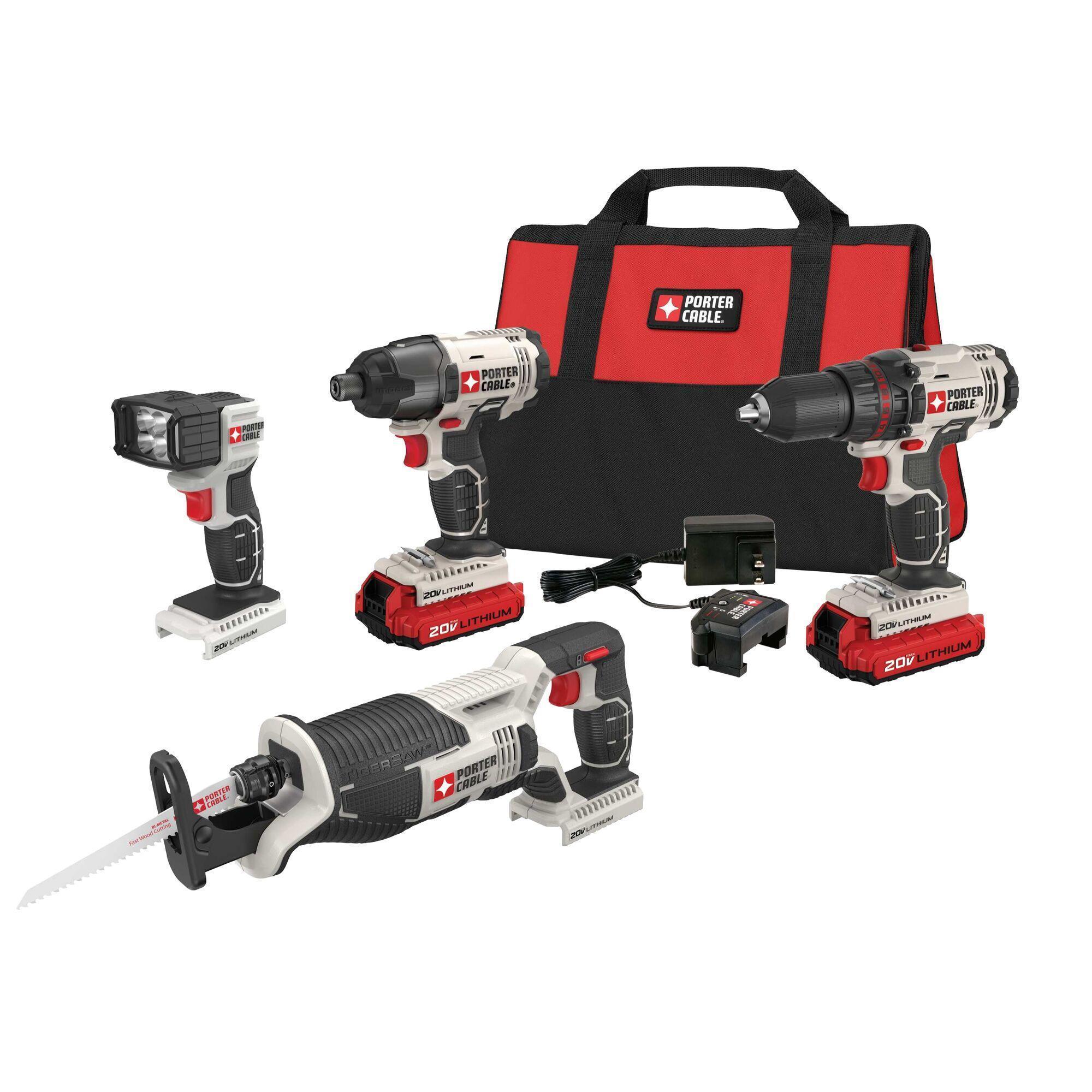 Porter-Cable® PCCK615L4 Power Tool Combination Kits